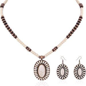 Rustic Couture's Western Jewelry Set for Women Cowgirl Vintage Western Necklace